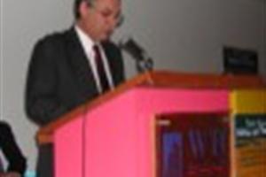 Jorge Villalobos, director ejecutivo del Cemefi, durante el Foro.