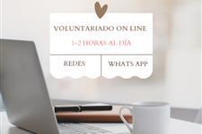 Voluntariado virtual para promoción en redes y whats app.