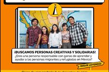 Voluntariado de tiempo completo con personas migrantes y refugiadas en méxico