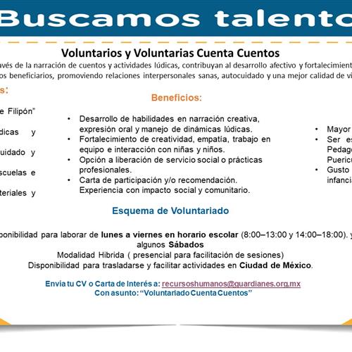 Voluntariado cuenta cuentos- guardianes