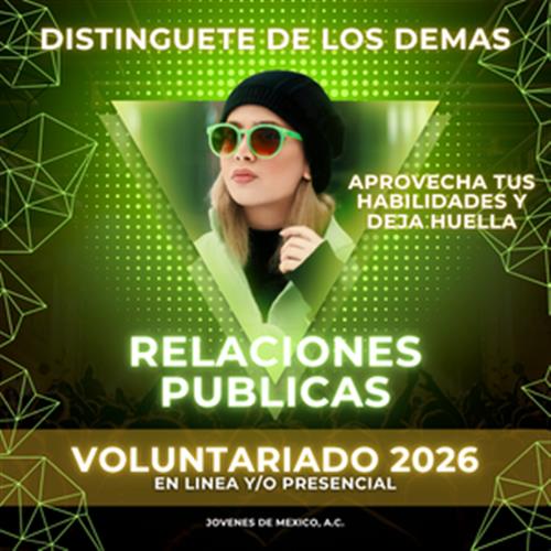 Jóvenes voluntarios para embajador de causa